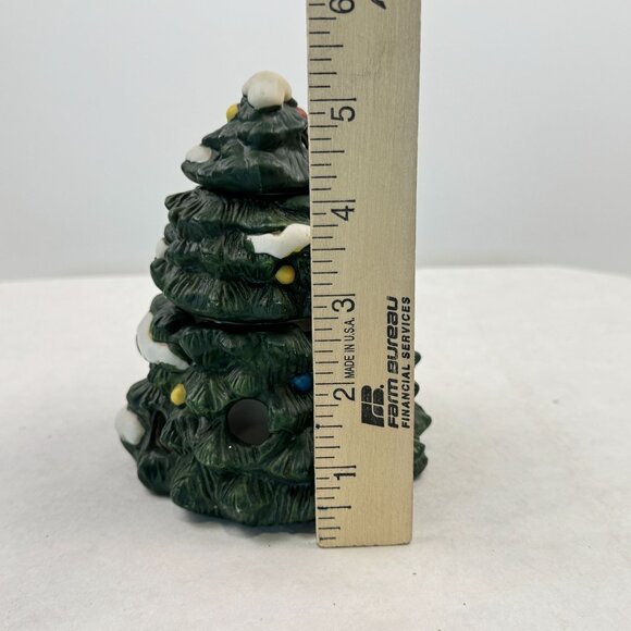 Vintage Dayton Hudson Christmas Tree Potpourri Pot Ladder Climbers Ceramic 5" - Picture 11 of 16